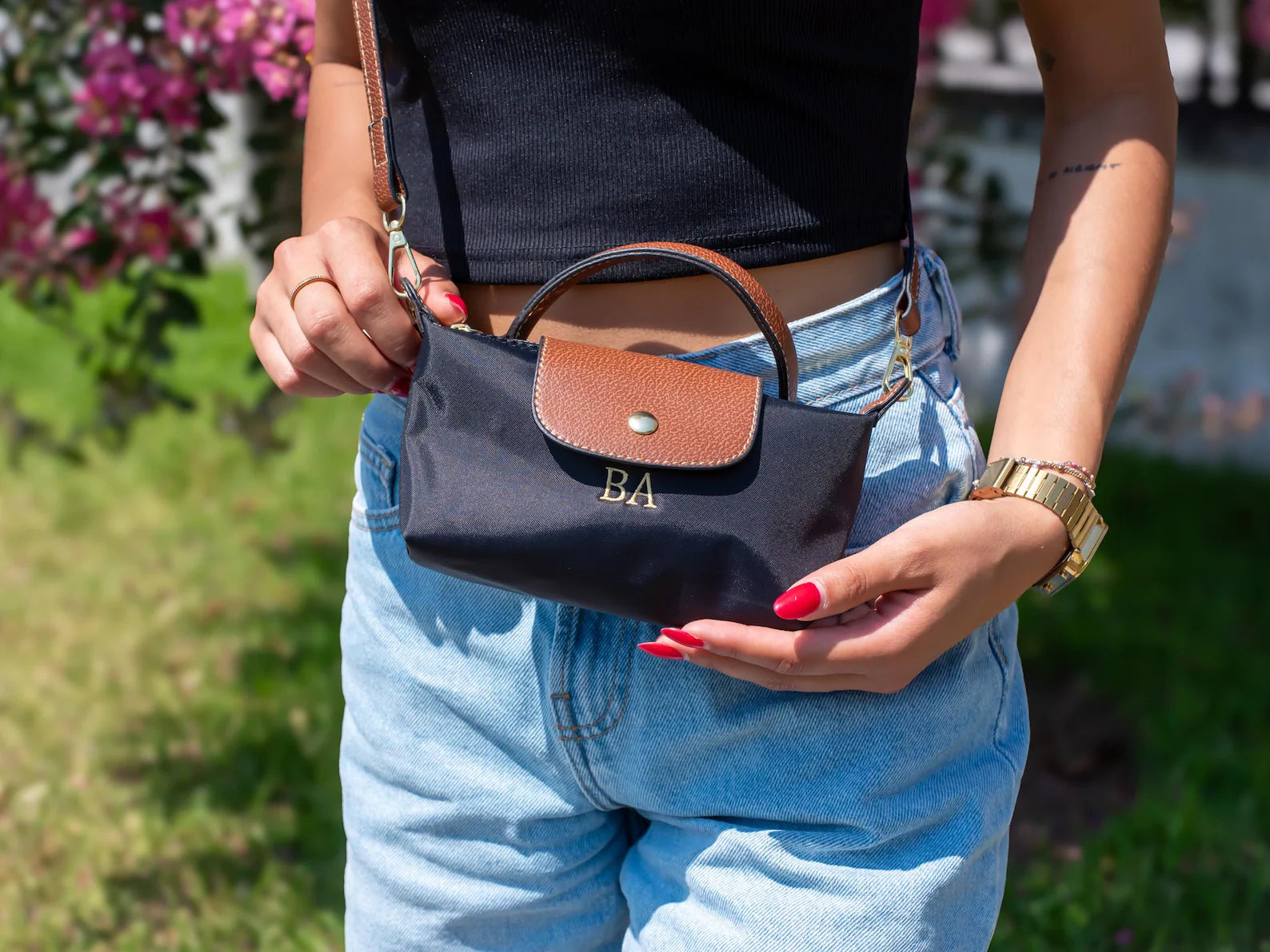 Mini Nylon Crossbody Bag